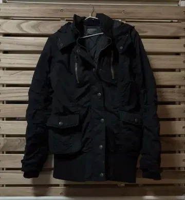 PENDORA 후드 부착 퀼팅 자켓 Y2k 서브컬쳐 그런지