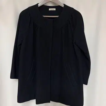 네이비 A라인 코트