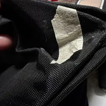 나일론 블랙 숄더백