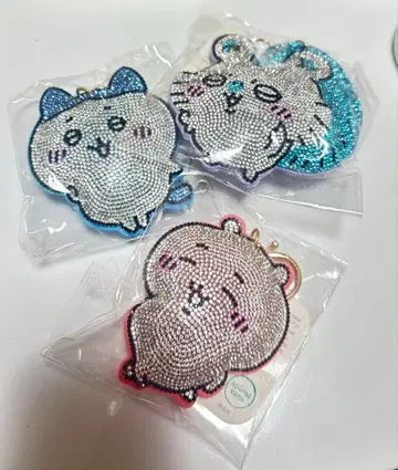 치이카와 (먼작귀) 큐빅 키링 3개 세트