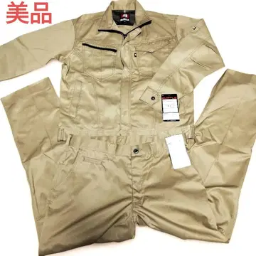 새상품급 BURTLE 가을/겨울 작업옷 상하의 세트 카멜