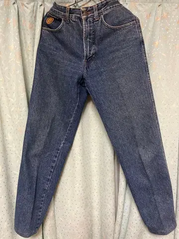 TRUSSARDI 다크 블루 하이웨스트 데님