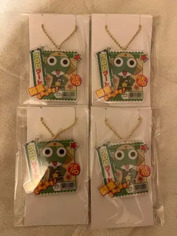 개구리 중사 케로로 패밀리마트 한정판 아크릴 키링