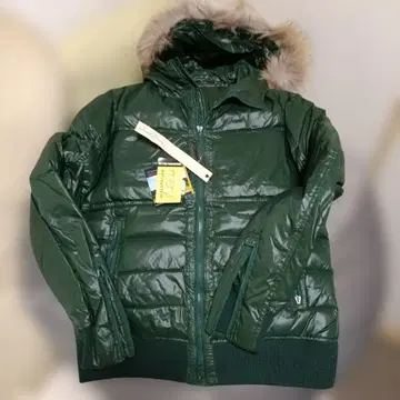 Royal Harex 구스다운 퍼 포함 짙은 녹색