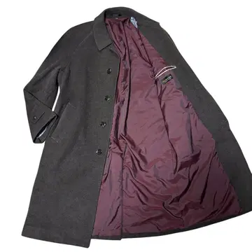 새상품급 LIMOUSINE 울 스텐카라 코트 차콜 브라운 캐시미어