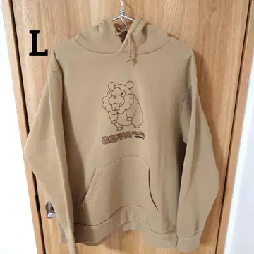 포켓몬 비버 후드티 풀오버 L 사이즈 브라운