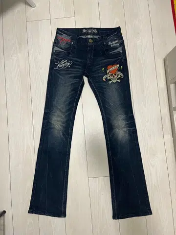 RED PEPPER x Ed Hardy 플레어 데님 28