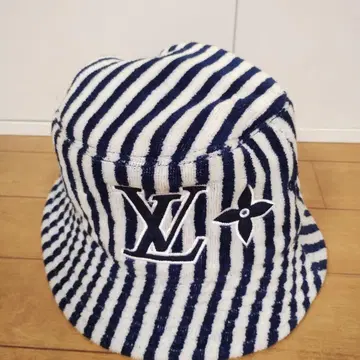 LV 스트라이프 버킷햇