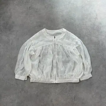 시어 블루종 boogie-woogie 부기우기 쇼트 기장 드롭 숄더