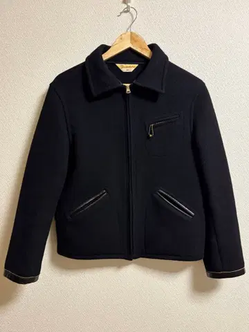 텐더 로인 멜톤 코삭 자켓 블랙 36 가죽