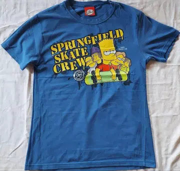 심슨 스프링필드 스케이트 크루 T셔츠 M