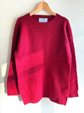 beauty&youth 크루넥 스웨터 레드 영국제