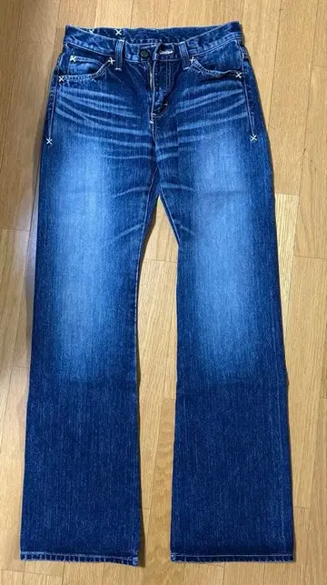 리 부츠컷 데님 플레어 데님