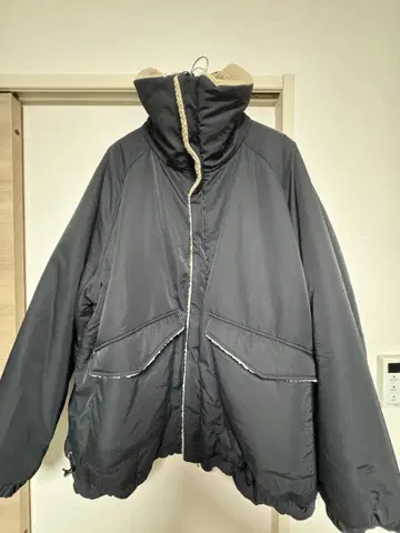 하이넥 리버서블 블루종