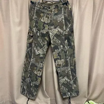 카모 패턴 카고 팬츠