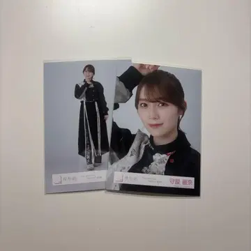 사쿠라자카46 모리야 레이나 Addiction 블랙 의상 브로마이드