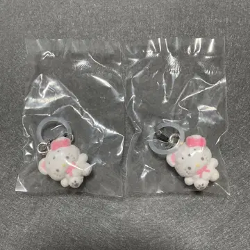 산리오 메지루시 액세서리 복슬복슬 스노우 키티 2개 세트