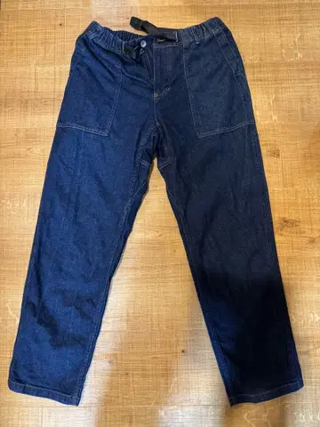 그라미치 스트레치 데님 루즈 테이퍼드 릿지 팬츠