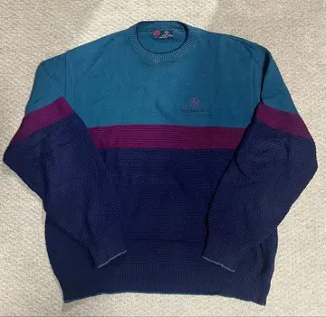 [ 초레어 ] Mercedes-Benz 코튼 스웨터 USA제 90s