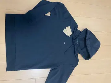 새상품급 A.P.C 미니 로고 풀 후드티 블랙 L 사이즈