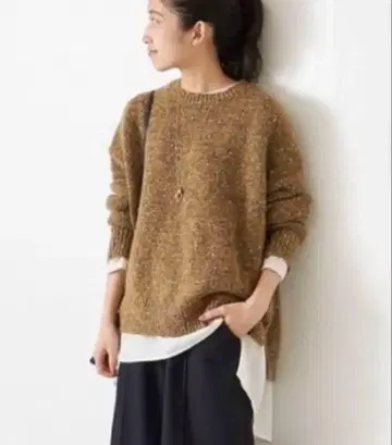 비어즐리 믹스 니트 멀티 컬러