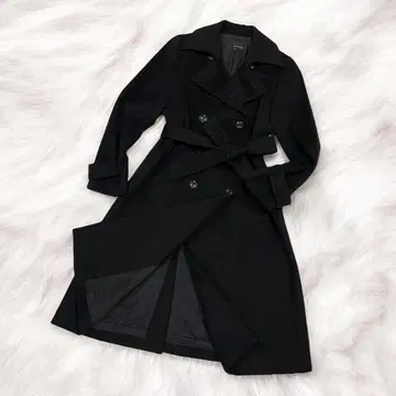 [ 고급 ] 22 OCTOBRE 더블 캐시미어 체스터 코트 롱 기장 블랙