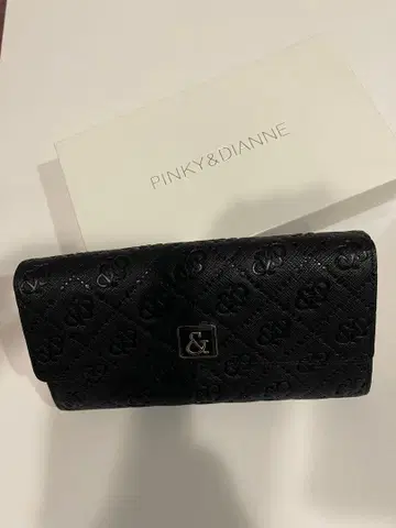 PINKY&DIANNE 장지갑 블랙/베이지 박스형