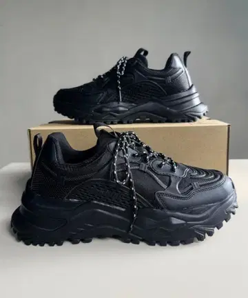 스니커즈 9C95 블랙 볼륨 밑창 대드 슈즈 남성용