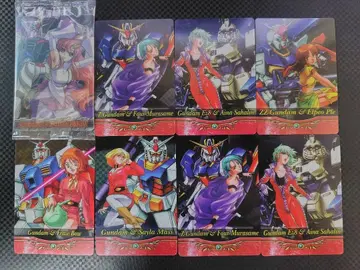 건담 웨하스, 히로인 카드 6종 중복 포함 8장 세트