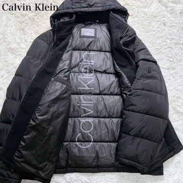 [ 새상품급 ] 캘빈클라인 다운 자켓 블랙 XXL