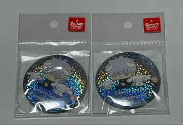 주술회전 산리오 라메 캔뱃지 고죠 사토루 x 시나모롤 시나몬 2세트