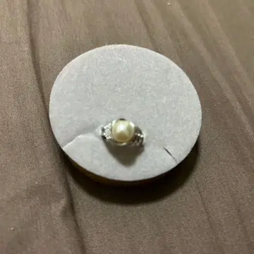 실버 진주 반지