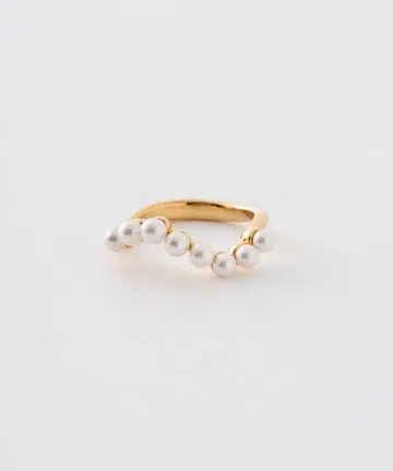 Jouete 웨이브 펄 반지 9호