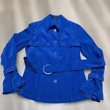 EPOCA 숏 트렌치코트 파랑