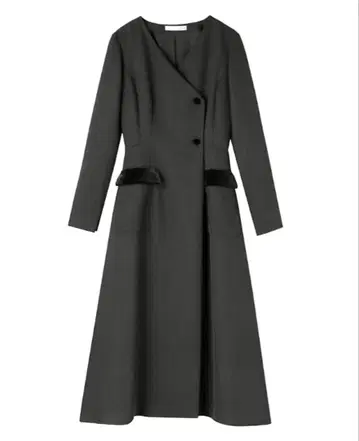 젠 JENNE 벨로아 포인트 원피스 M 블랙