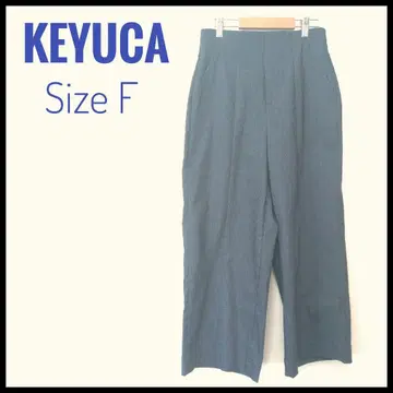 네이비 컬러 슈퍼 스트레치 와이드 팬츠