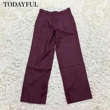 TODAYFUL 슬랙스 오피스 캐주얼 울 혼방 고급 슬릿 슬림 레그