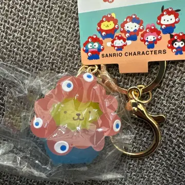 먀쿠먀쿠 산리오 클리어 컬러 폼폼푸딩 오사카 간사이 만박 키링