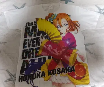 코사카 호노카 풀 그래픽 T셔츠 풀그라