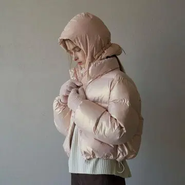 세일 중 MUSINSA Glossy down crop padding