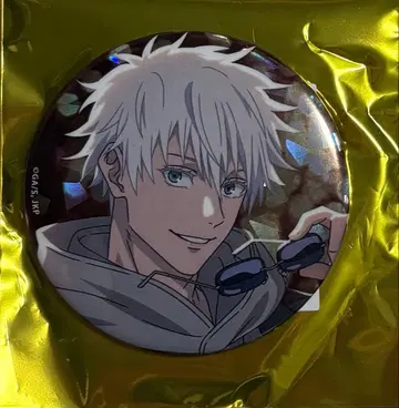 주술회전 말큐브 트레이딩 홀로 캔뱃지 고죠 사토루