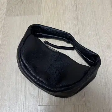 todayful 레더 랩 백 블랙