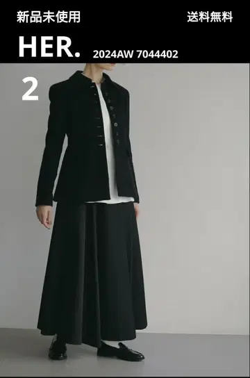 새상품 정가 7만엔 HER. 하 24AW 울 자켓 코트 2