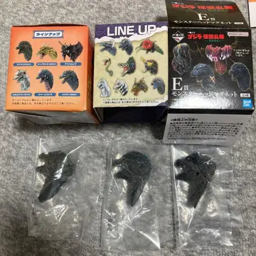 고질라 제일복권 몬스터 헤드 마그넷 고질라 마이너스 원 3종 세트
