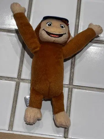 호기심 많은 조지 봉제 인형 약 30cm