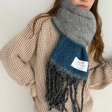 캐널진 super thanks 빅 그라데이션 머플러