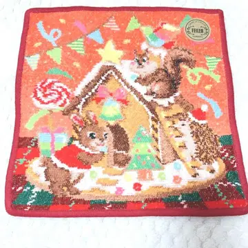 미사용 새상품 페이 손수건 크리스마스