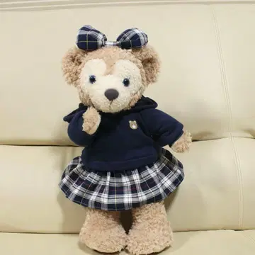 셰리메이 코스튬 후드티 세트 네이비 블랙 네이비 체크