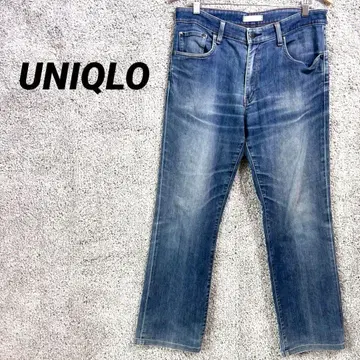 3282 유니클로 스트레이트 데님 팬츠 청바지 하의
