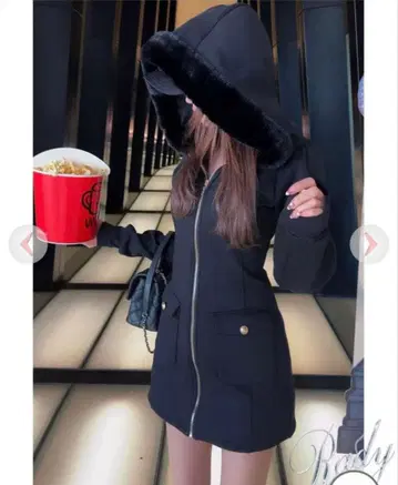 Rady 퍼 후디 원피스